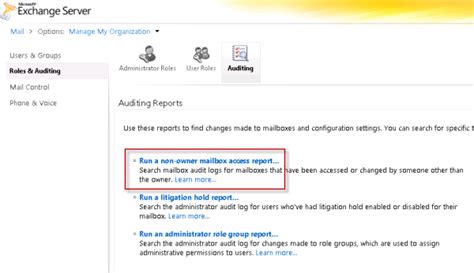 Exchange Server 2010 Mailbox Audit Logging Guide - Practical …