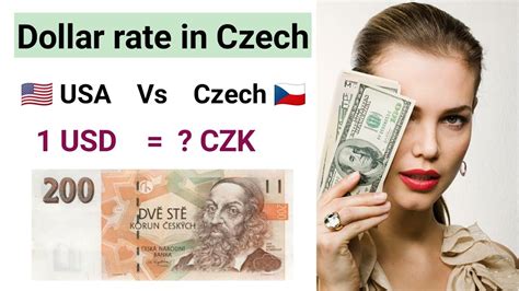 Exchange rate CZK to USD
