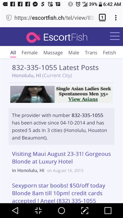 PLEASE READ BEFORE BOOKING HANDJOBS ONLY BBW No BJ No Oral (DONT ASK) NO WHITES MEXICANS FOREIGNERS No Kissing No Gfe No Raw (DONT ASK) NO INCALLS OUTCALLSMEETUPS ONLY -Please Dont Waste My Time If Yu Already TextedBrowsing Other Females Please and Thank yu Also No FatHeavy Set Guys. . Excortfish