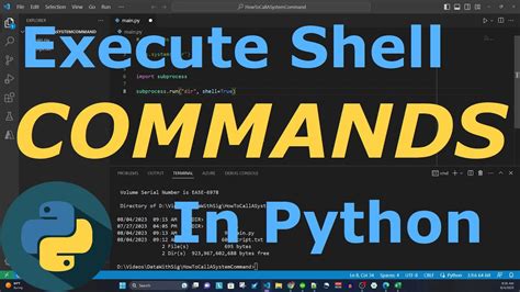 Execute shell commands in Python - Unix & Linux Stack Exchange