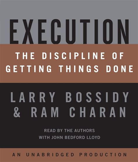 Download Execution The Discipline Of Getting Things Done By Ram Charan