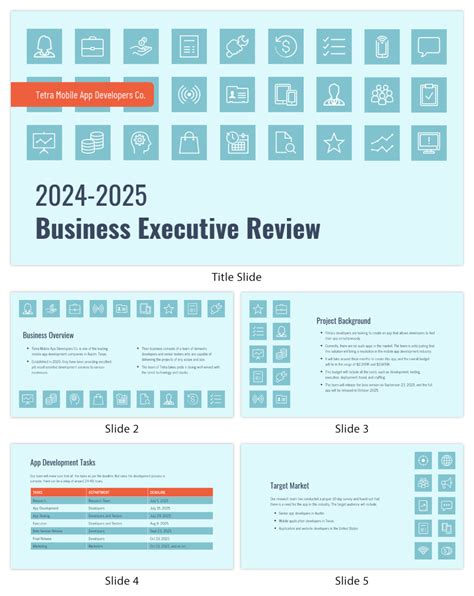 Executive Business Review Template