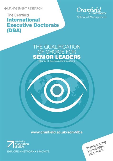 Executive DBA - Cranfield University