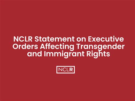 Executive Orders Affecting LGBTQ+ Communities