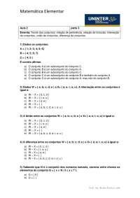 Exercicios Matematica Elementar 7 Docsity