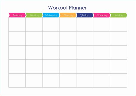 Weekly workout plan. Weekly workout plan for your exercise planning needs. A simple printable workout planner with 4 weeks at a glance. Plan your weights days and cardio days. 3. Choose your routine. To start, try working out two to three times a week, increasing your daily workouts as your endurance builds..