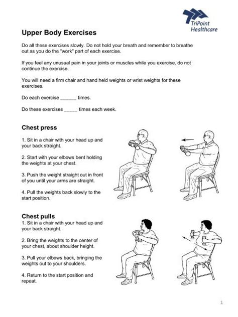 Exercises Upper Extremity Dumbbell Home Exercise Program pdf