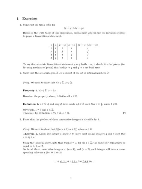 Exercises for Discrete Maths - unibz