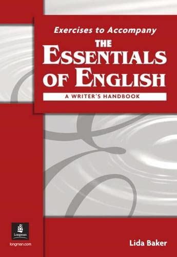Exercises to accompany the essentials of english a writers handbook. - Canon super g3 laser class 710 user manual.