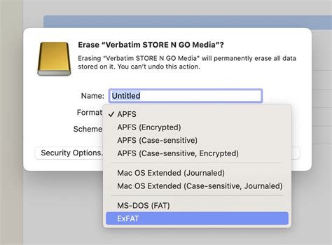 Exfat vs apfs.  Let's break it down.  In Disk Utility on your Mac, format disks or volume...