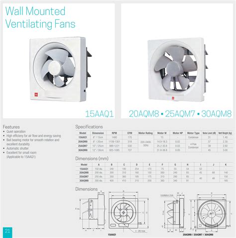 Exhaust Fan Catalogue