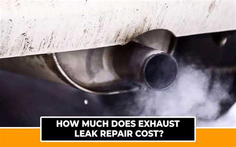 Exhaust leak repair cost. A factory part costs about $417, and an Ansa replacement part costs about $88. This makes the cost to fix exhaust leak about $457 using factory parts, or about $128 using aftermarket parts. 