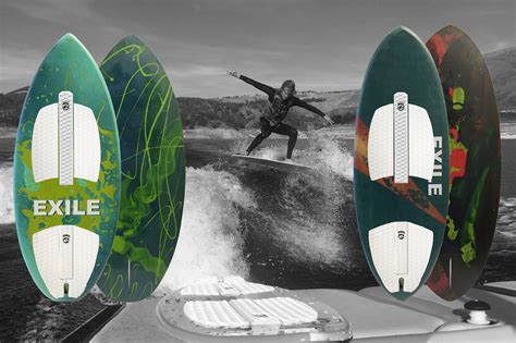 Exile skimboards. This is the preferred shape of World Champions Austin Keen and Blair Conklin as well as other elite Exile team riders. Dimensions. 51.50” x 19.75” 100 - 155 lbs. Double Carbon Fiber Epoxy Construction. ... Exile Skimboards Gift Card. $25.00 – $600.00 Select options Select options. Quick View Quick View. Custom Skimboard. $515.00 Add to ... 