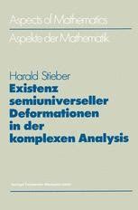 Existenz semiuniverseller feformationen in der komplexen analysis. - 1997 yamaha rt 180 repair manual.