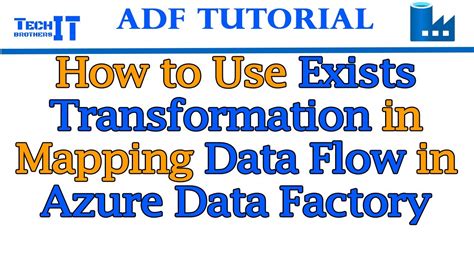 Exists transformation in mapping data flow - Azure Data …