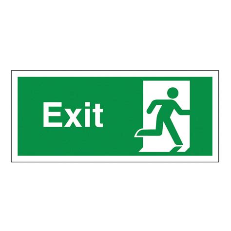 Exit Sign Drawing Symbo