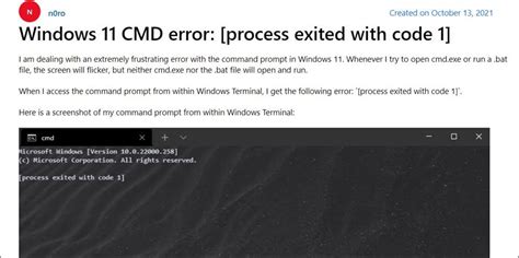 Exited with code 1 meaning.  Apr 19, 2025 · The "Process exited wi...
