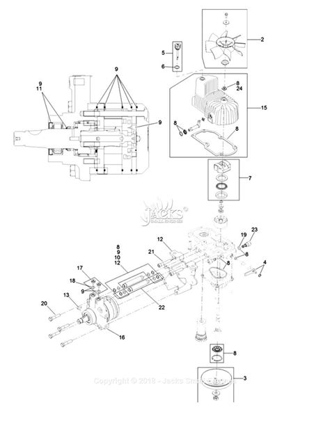 Exmark hydro pump parts.  -When ordering and replacing a hydro pump, alwa...