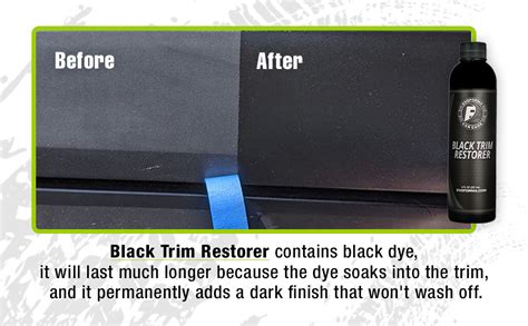 Exoforma black trim restorer.  Its advanced formula penetrates deep into ...
