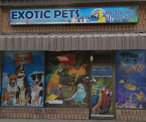 Exotic Pet Food Store