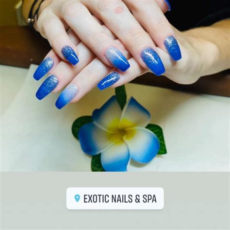 Exotic Nails is one of Wilmington’s most popular Nail salon, offering highly personalized services such as Nail salon, etc at affordable prices. ... MA 01887, United States. Mon-Fri. 9:30 AM - 7:00 PM. Sat. 9:30 AM - 6:00 PM. Sun. 10:00 AM - 5:00 PM. Nail Salon FAQs. How do I choose a nail salon?