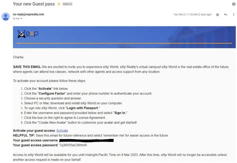 Exp enterprise.  eXp Enterprise Creating a Guest Pass How to View or Download ...