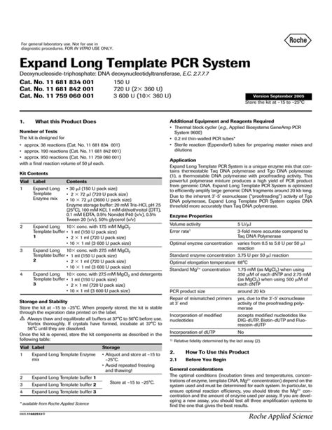 Expand Long Template PCR System