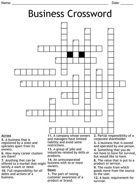 The Crossword Solver found 30 answers to "expand, as a business", 9 letters crossword clue. The Crossword Solver finds answers to classic crosswords and cryptic crossword puzzles. Enter the length or pattern for better results. Click the answer to find similar crossword clues . . 