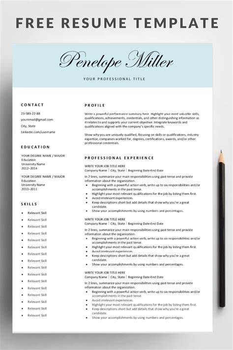 Expanded Resume Template For College Application
