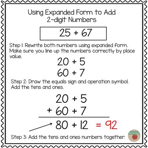 Expanded form. This Second Grade Expanded Form Activity Sheet is a simple printable worksheet for your students to practice using expanded form. It can also be used as a pre- or post-assessment during a place value study. Just print and copy. This activity is quickly ready to go. Twinkl USA K-2nd Second Grade Math Place Value. 