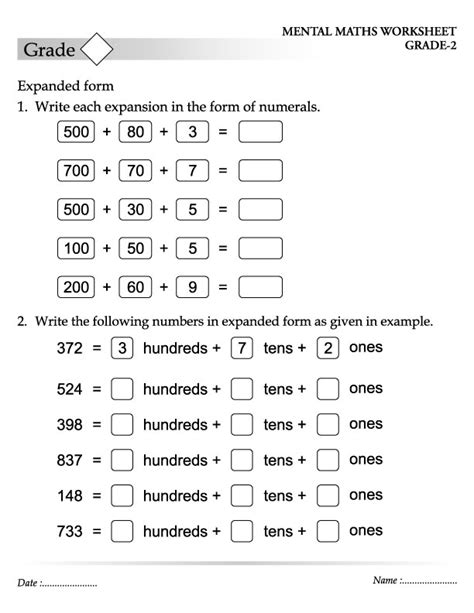 Expanded form Download Free Expanded form for kids Best Coloring Pages