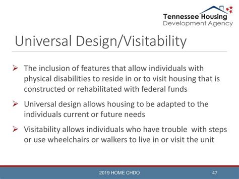 Expanding Implementation of Universal Design and Visitability Features 