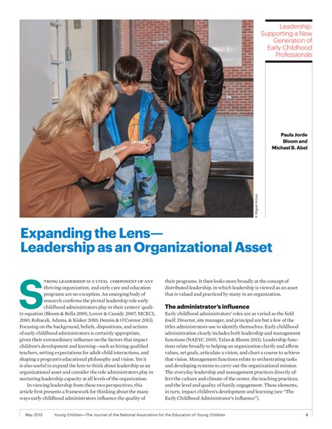 Expanding the Lens—Leadership as an Organizational Asset