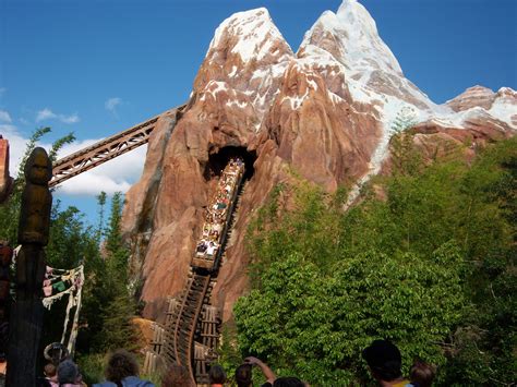 Expedition everest animal kingdom. Expedition Everest opened April 7, 2006 at Disney's Animal Kingdom. The coaster travels up to 60 mph with a drop of 80 feet. Riders are propelled backwar... 