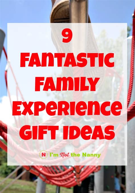 Experience Gifts For Family