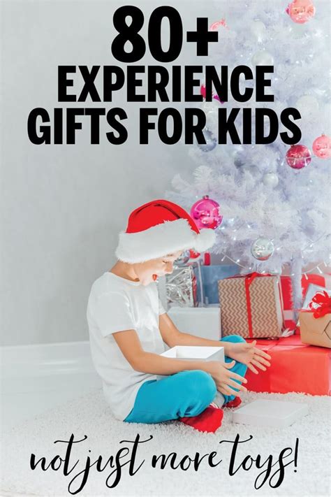 Experience gifts for preschoolers. For kids, gift experiences can include a simple trip to shops around town, an art exhibit, or even the local park. Not only do experience gifts foster quality ... 
