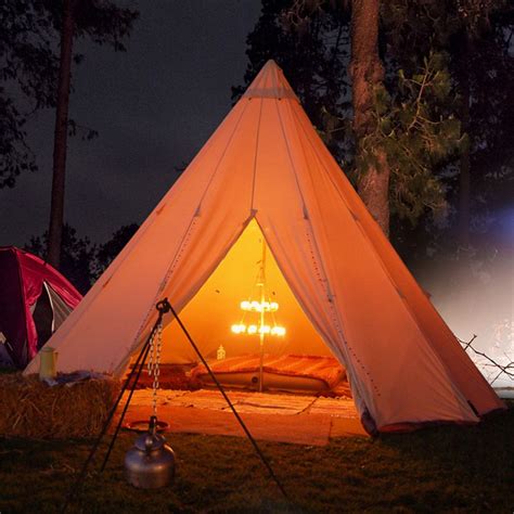 Experience the Magic of a Canvas Tipi Tent