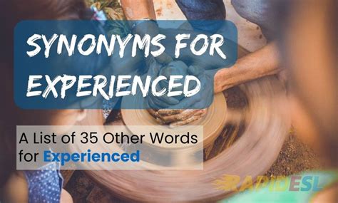 Experienced Guide Synonym