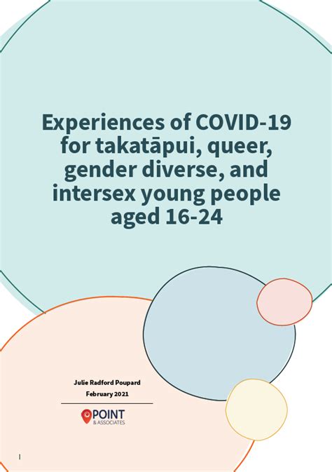 Experiences of COVID-19 for takatāpui, queer, gender diverse, and ...