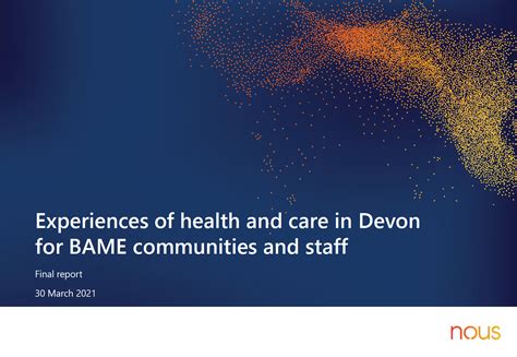 Experiences of health and care in Devon for BAME …