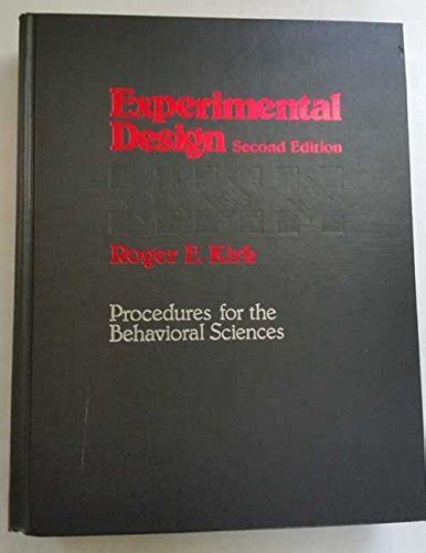Experimental Design Procedures For The Behavioral