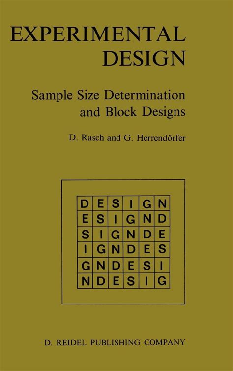 Experimental Design Sample Size Determination And Block Designs