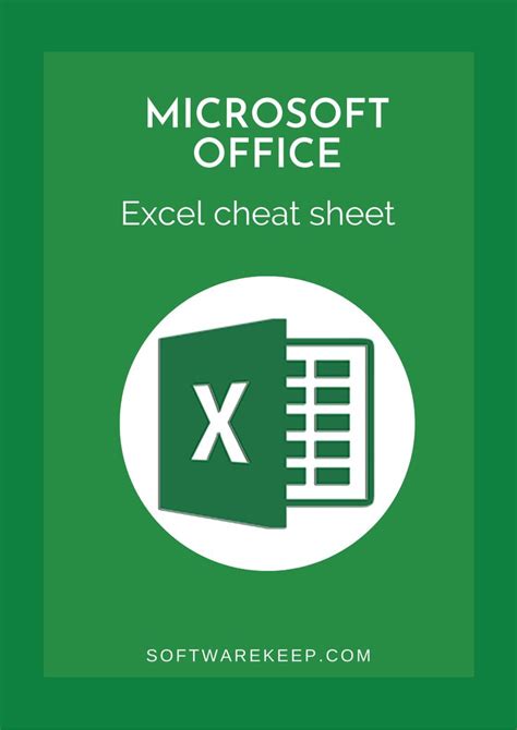 Expert Microsoft Excel cheat sheet SoftwareKeep