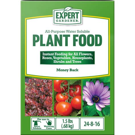 Expert Gardener Organic All-Purpose Plant Food, 4 lb Fertilizer, EG4AP. ... Miracle-Gro Water Soluble All Purpose Plant Food 3 lb. Add. $23.90. current price $23.90. Miracle-Gro Water Soluble All Purpose Plant Food 3 lb. 252 4.5 out of 5 Stars. 252 reviews. Available for 2-day shipping 2-day shipping.. Expert gardener all purpose plant food