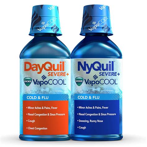 Vicks DayQuil Cold & Flu Liquid comes in a non-drowsy for