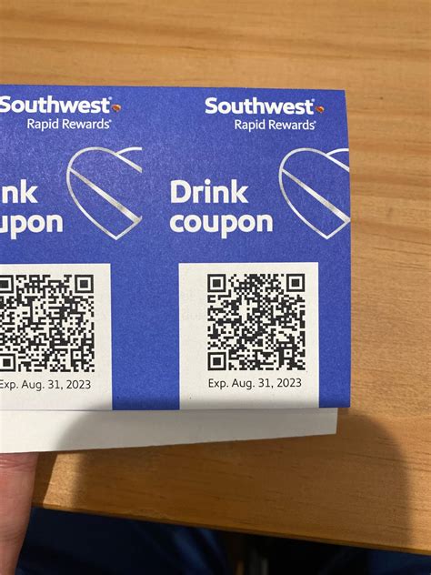 Expired Drink Coupons - The Southwest Airlines Community