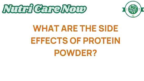 Expired protein powder side effects. .  ...
