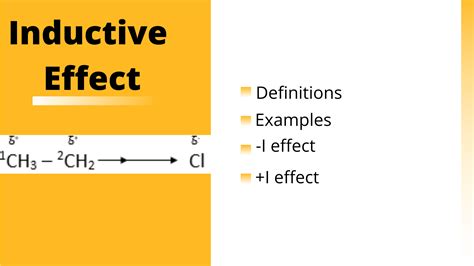 Explain inductive effect with suitable example. Inductive effect ...