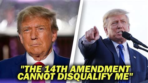 Explaining the 14th Amendment challenges that could disqualify Trump