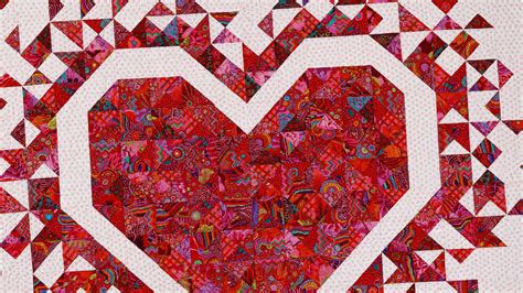 Exploding Heart Quilt Pattern